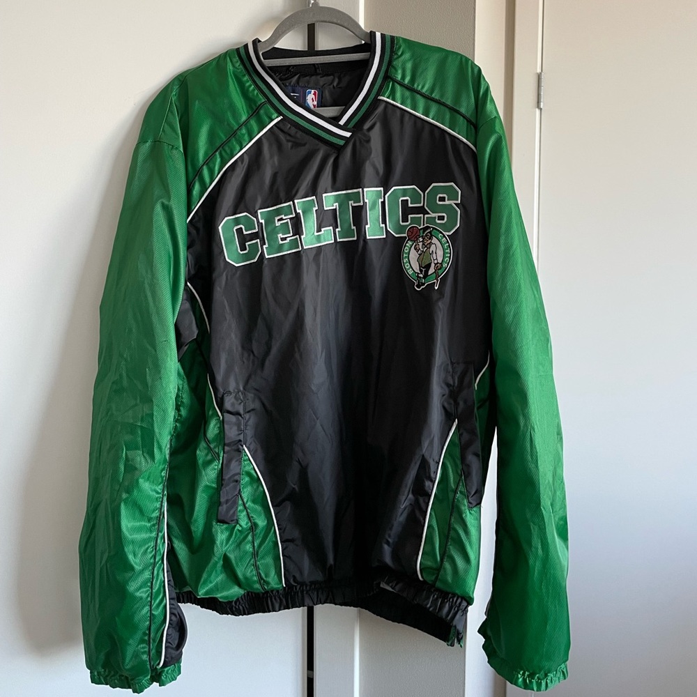 Boston Celtics NBA Pullover Windbreaker